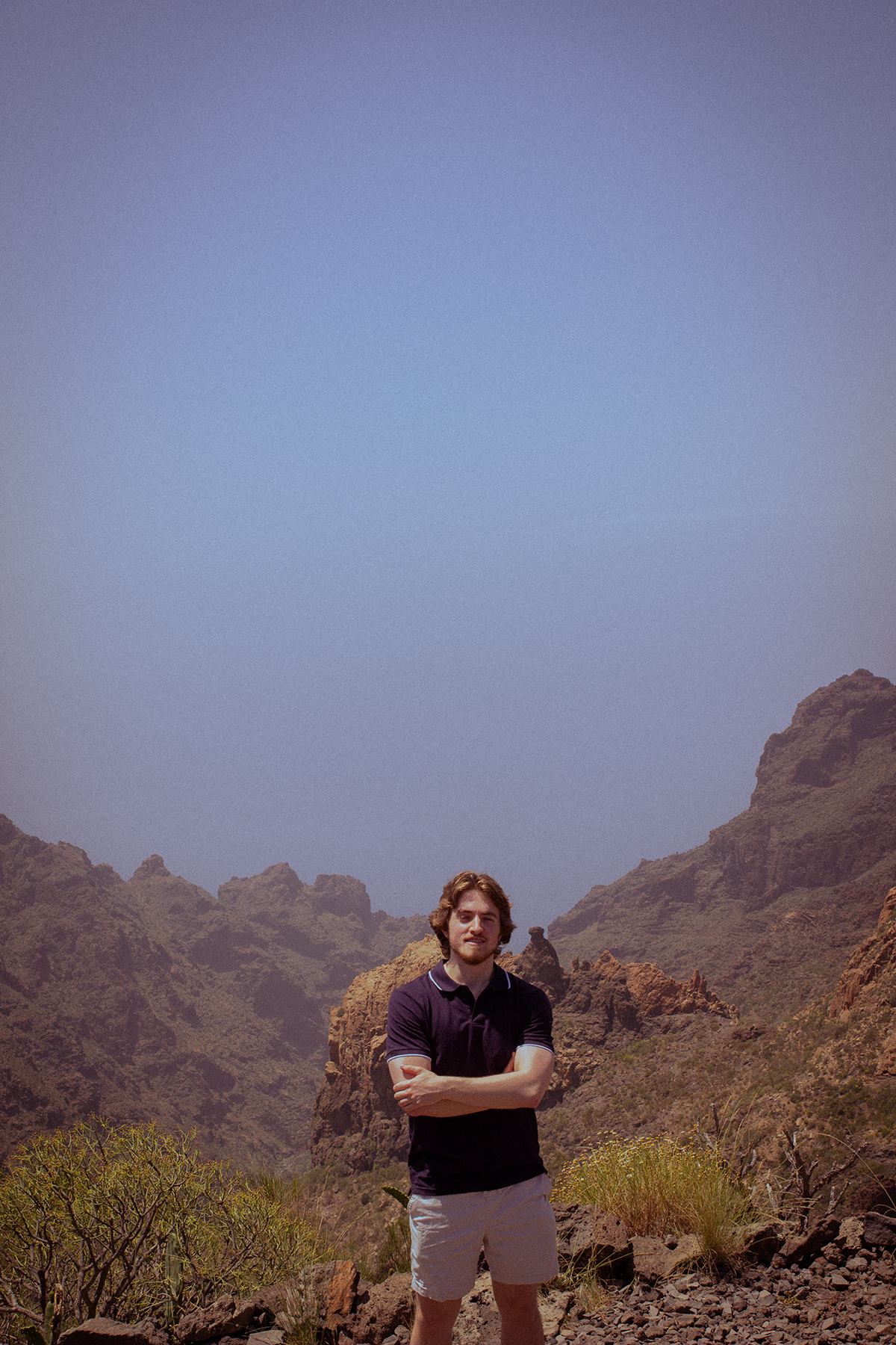 Looking out onto Tenerife from the mountaintops.